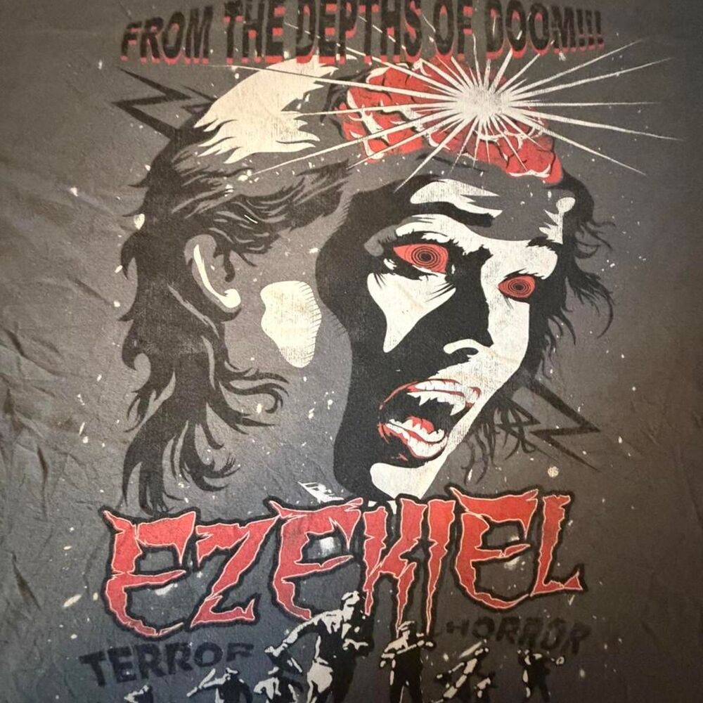 Ezekiel Men's Black and Grey T-shirt